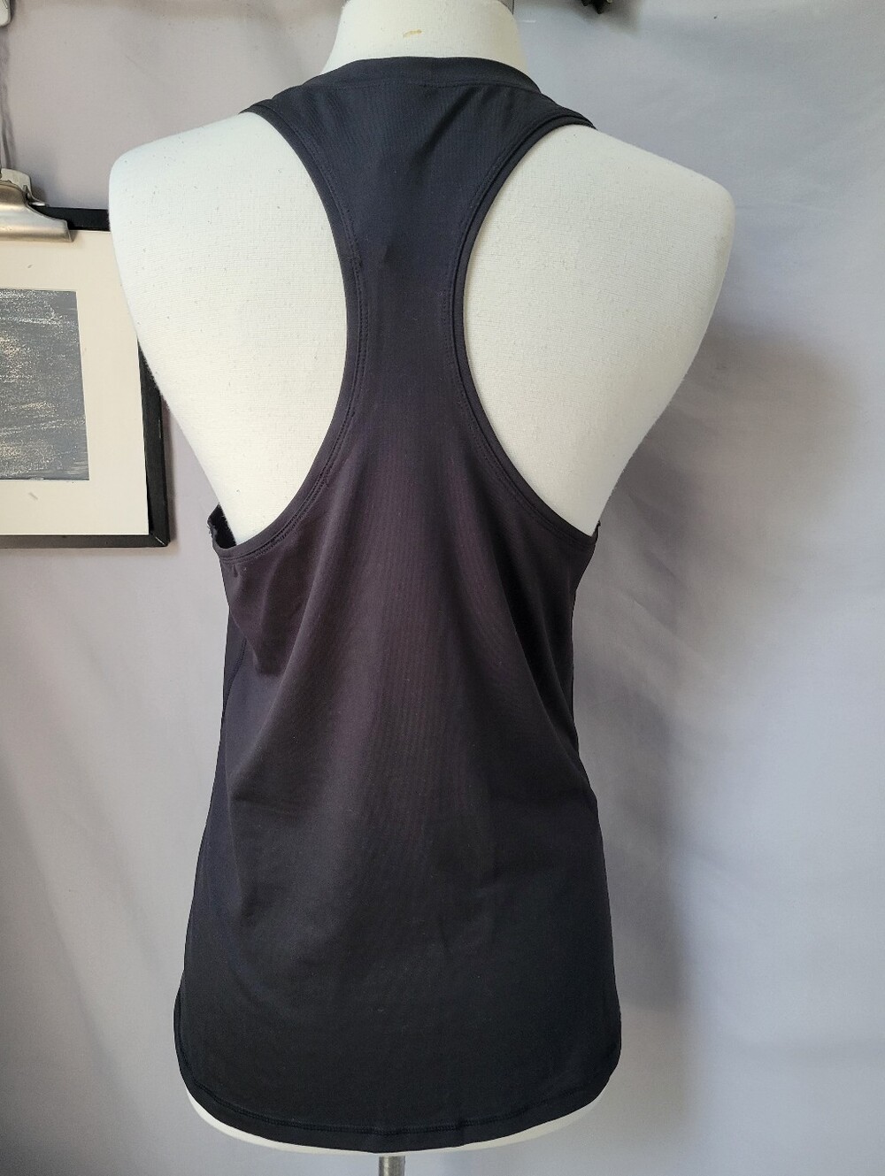 Vuori Lux Racerback Performance Tank Top Black L - Picture 2 of 12